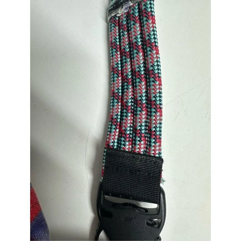 Kavu Shoulder Sling Cotton Crossbody Backpack Chest Rope Bag Geometric Design